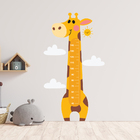 Adesivo De Parede Decorativo Girafa Régua De Parede