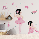 Adesivo De Parede Decorativo Infantil Bailarina Love Ballet -