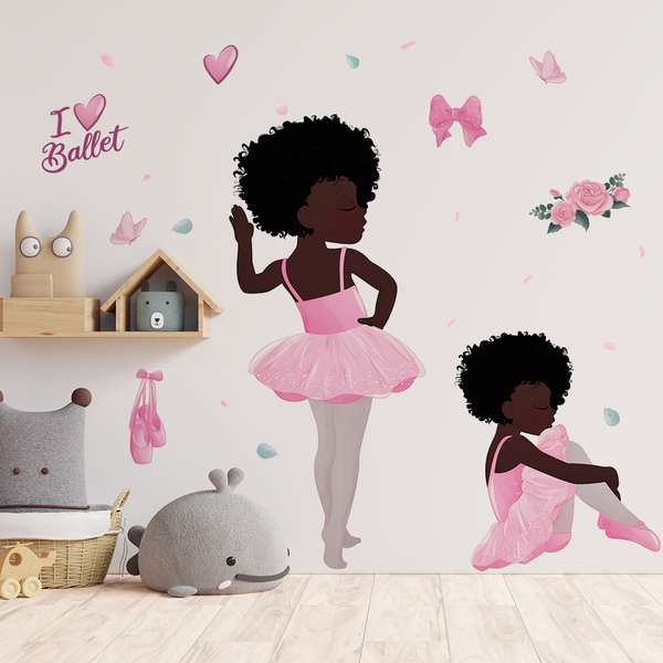 Adesivo De Parede Decorativo Infantil Bailarina Love Ballet -