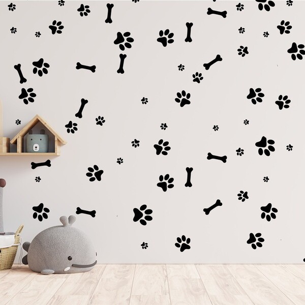 Adesivo De Parede Decorativo Infantil Patinhas