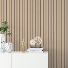 Adesivo De Parede Decorativo Madeira Ripada Linda Quarto 3m