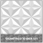 Adesivo De Parede Decorativo Moderno Geométrico 3d Losango