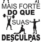 Adesivo De Parede Decorativo Motivacional Academia