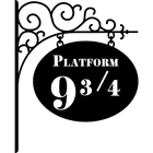 Adesivo De Parede Decorativo Plataforma 9 3/4 Harry Potter