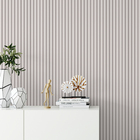 Adesivo De Parede Decorativo Ripado Bege Claro Personalizado