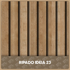 Adesivo De Parede Decorativo Ripado Claro Moderno Lavável  3m