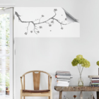 Adesivo De Parede Decorativo Sala Galho Com Flores