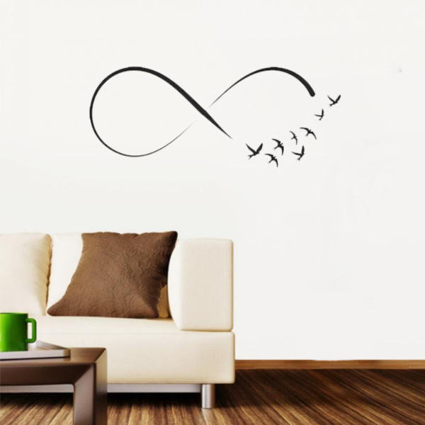 Adesivo De Parede Decorativo Sala Infinito Borboletas