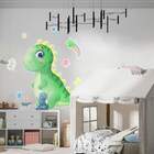 Adesivo De Parede Dinossauro Baby Com Estrelinhas-es 100x92cm