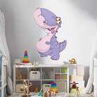 Adesivo De Parede Dinossauro Baby Roxo-m 65x43cm