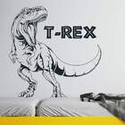 Adesivo De Parede Dinossauro T-rex Silhueta-m 58x56cm