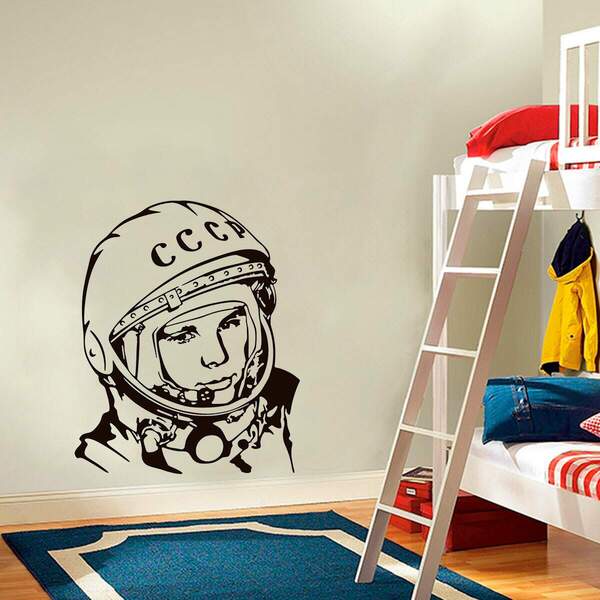 Adesivo De Parede Diversos Astronauta-m 58x70cm