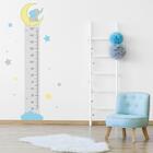 Adesivo De Parede Elefante Azul Régua De Crescimento 1,75m