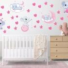 Adesivo De Parede Elefantinha Dormindo *atenção As Medidas* M