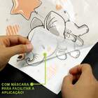 Adesivo De Parede Elefantinho Com Balão De Estrela-eg 85x77c