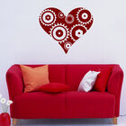 Adesivo De Parede - Engrenagens Do Coração - 012rmm