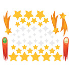 Adesivo de Parede Estrelas Kit Extra Sistema Solar com 52un