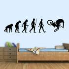 Adesivo De Parede Evolução Do Homem Bmx-g 98x23cm