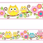 Adesivo De Parede Faixa Corujinha 2