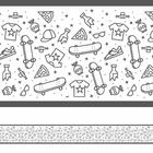 Adesivo De Parede Faixa Decorativa Infantil Skate 5mx10cm