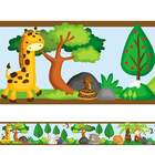 Adesivo De Parede Faixa Safári Infantil 2