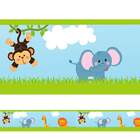 Adesivo De Parede Faixa Turminha Do Safari