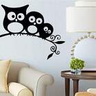 Adesivo De Parede Família Coruja-p 50x40cm