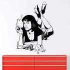Adesivo De Parede Filmes Mia Pulp Fiction-m 58x78cm