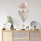 Adesivo De Parede Flor Contemporâneo 04-es 150x65cm