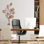 Adesivo De Parede Flor Contemporâneo 05-en 192x100cm