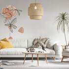 Adesivo De Parede Flor Contemporâneo-m 75x47cm