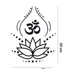 Adesivo De Parede Flor De Lotus *atenção As Medidas* Medida: