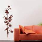 Adesivo De Parede Floral 21 Floral Borboleta-g 60x185cm