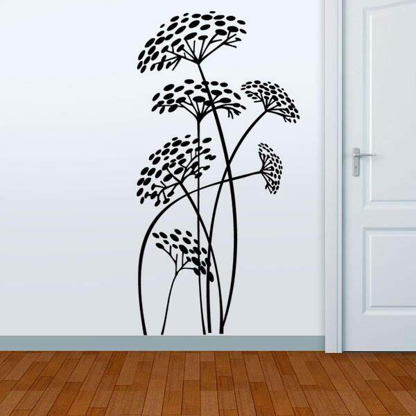 Adesivo De Parede Floral 37-m 50x100cm