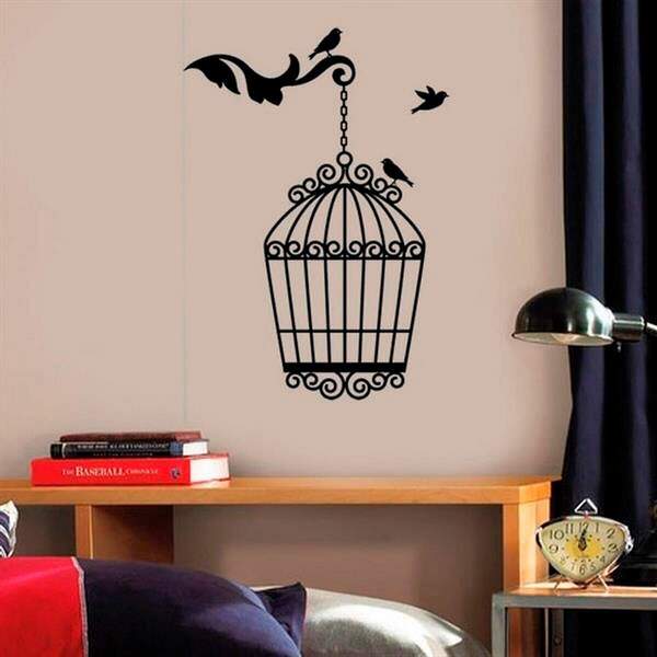 Adesivo De Parede Floral 91-p 45x70cm