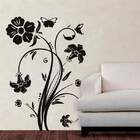 Adesivo De Parede Floral (flores E Borboletas)-m 50x70cm