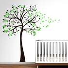 Adesivo De Parede Floral Arvore E Pássaros 03-p 37x56cm