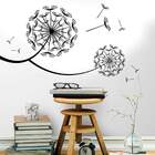 Adesivo De Parede Floral Dente De Leão-g 100x60cm