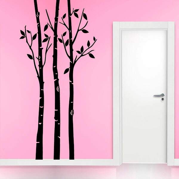 Adesivo De Parede Floral Galhos-eg 80x167cm