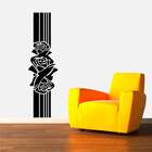 Adesivo De Parede Floral Listras Rosas-m 19x68cm