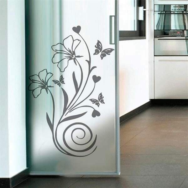 Adesivo De Parede Floral Modelo 28 Primavera-g 60x90cm