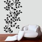 Adesivo De Parede Floral Ramos De Folhas-g 58x104cm