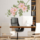 Adesivo De Parede Floral Rosas-es 75x119cm