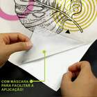 Adesivo De Parede Folha Abstrata-g 75x59cm