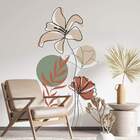 Adesivo De Parede Folhas Contemporâneo 05-es 120x65cm