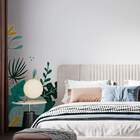 Adesivo De Parede Folhas De Canto-g 75x97cm