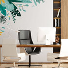 Adesivo De Parede Folhas De Canto-p 55x71cm