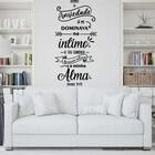 Adesivo De Parede Frase Alívio A Alma *atenção As Medidas*