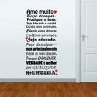 Adesivo De Parede Frase Ame Muito-m 100x50cm