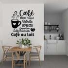 Adesivo De Parede Frase Café Mocha *atenção As Medidas* Medid